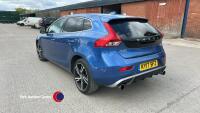 2017 Blue Volvo V40 R Design Pro D2,6. Good runner or for parts - KY17 SFZ - diesel - 5 former keepers - CAT N - MOT 5.3.26 - 102734 miles - V5 in office- May '25 service identified Front OSF spring and SRS need attention. Cosmetic scrape on rear OS. May - 3
