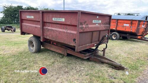 6T Marshall high lift muck trailer
