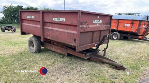 6T Marshall high lift muck trailer