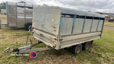 10x5 livstock trailer with ramp lights work onsite from last sale 4606