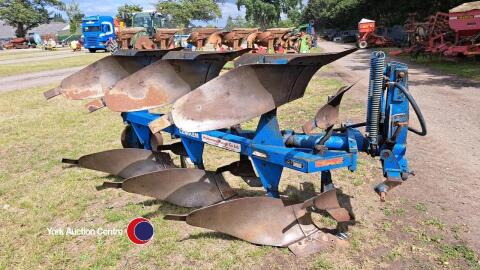 Lemken 'RO' series 3F reversible plough, good working order, owned from new. Instruction book in office.