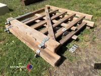3 x 4ft wooden gates - 3