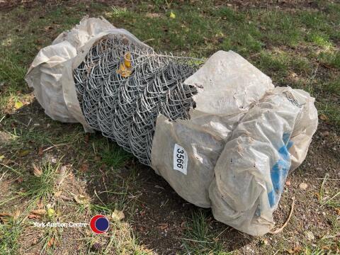 Roll of diamond fence wire