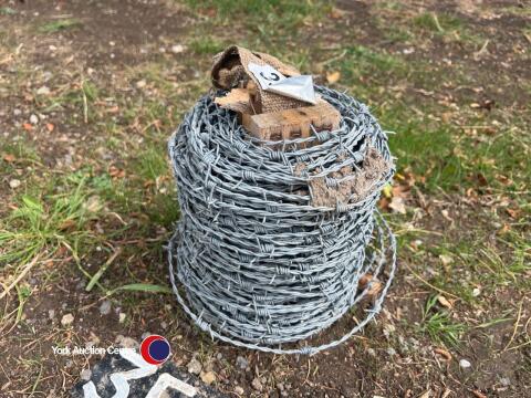 Roll of barbed wire