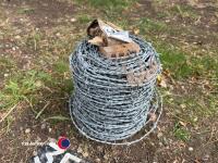 Roll of barbed wire
