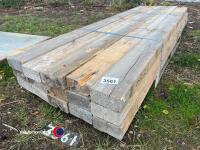 15 x 8ft x 6inx3in fence posts