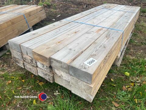 15 x 8ft x 6inx3in fence posts