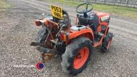 Kubota B1610 tractor, key in office - 4