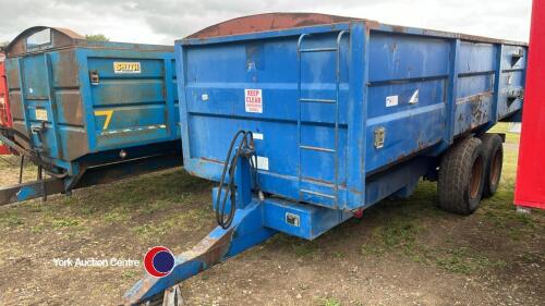 Marston 15673kg grain trailer on 385/65R22.5 tyres