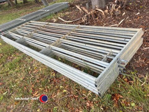 5 x 12ft galvanised field gates