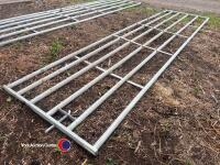 New 15ft galvanised gate - 2