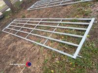 New 15ft galvanised gate - 3