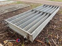 5 x 10ft galvanised field gates - 4