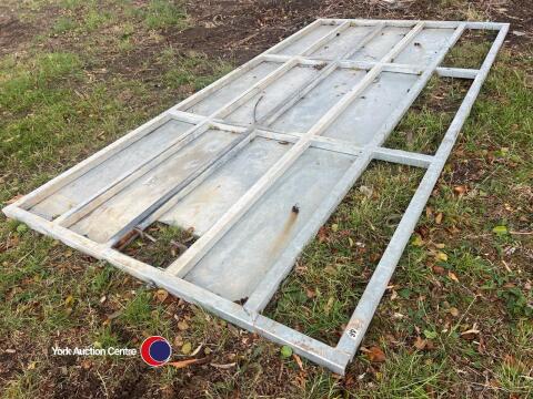 12ft heavy duty galvanised gate, vgc