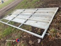 12ft heavy duty galvanised gate, vgc - 4