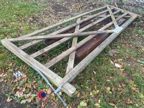 12ft wooden gate
