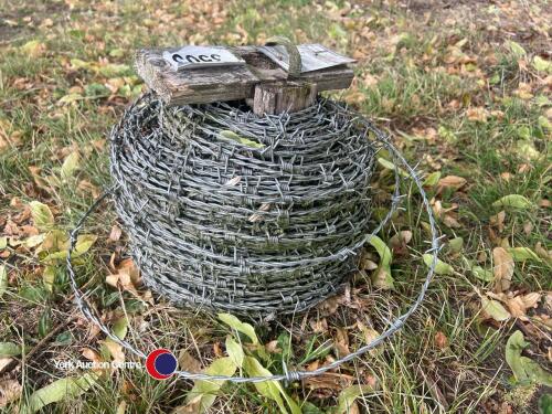 Reel of barb wire