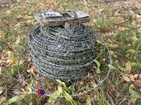Reel of barb wire
