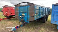 Smyth 14T grain trailer, hydraulic door, sprung drawbar, rollover sheet, commercial axles - 2