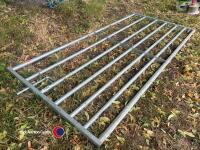 Ritchie 7ft farm gate c/w with hinges and spring closing pin, new - 2