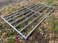 Ritchie 7ft farm gate c/w with hinges and spring closing pin, new - 4