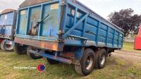 Smyth 14T grain trailer, hydraulic door, sprung drawbar, rollover sheet, commercial axles - 6