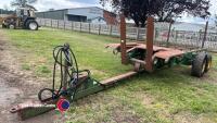 Heath bale chaser, control box in office