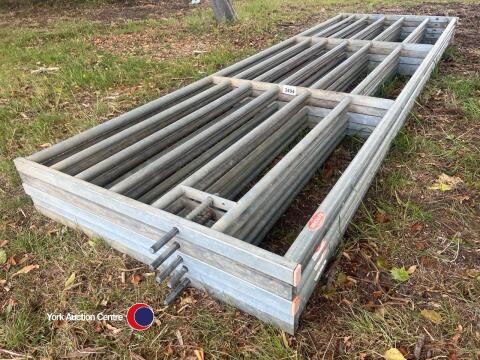 5 x 12ft galvanised field gates