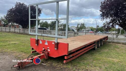 33ft McCauley bale trailer
