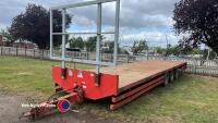 33ft McCauley bale trailer