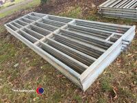 5 x 12ft galvanised field gates - 2