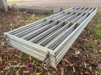 5 x 12ft galvanised field gates - 3