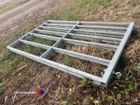 2 x 6ft galvanised gates - 4