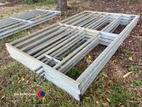 4 x 6ft galvanised gates
