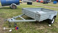 Paxton 8 x 5 trailer with waterproof cover, good tyres, gc - 2