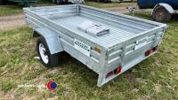 Paxton 8 x 5 trailer with waterproof cover, good tyres, gc - 3