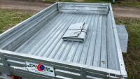 Paxton 8 x 5 trailer with waterproof cover, good tyres, gc - 4