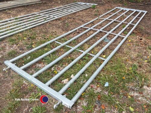 New 15ft galvanised gate