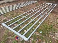 New 15ft galvanised gate