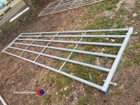 New 15ft galvanised gate - 2