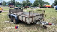 Avonride twin axle bogie trailer with beavertail