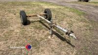 Trailer chassis with brakes, suit compressor, ibc water bowser