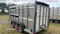 Ifor Williams TA510 tri axle livestock trailer c/w fold down front flap - 3