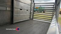 Ifor Williams TA510 tri axle livestock trailer c/w fold down front flap - 7