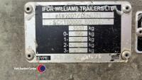 2020 Ifor Williams DP120S 14ft tri axle livestock trailer c/w sheep decks serial number L3015762 - 7