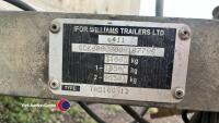 Ifor Williams cattle trailer, 12 x 6 with gate divider, brakes need attention - 6