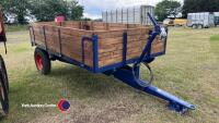 3T tipping trailer with new floor and sides - 2