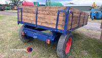 3T tipping trailer with new floor and sides - 3