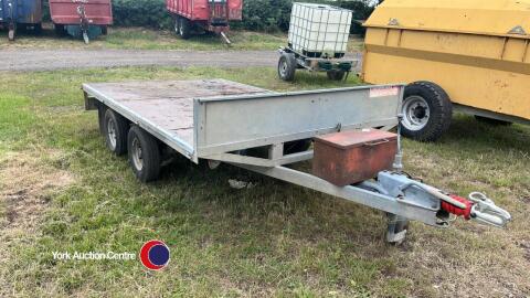 Richardson 10ft flatbed trailer, recent tyres