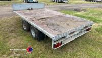 Richardson 10ft flatbed trailer, recent tyres - 3